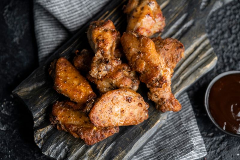 Boneless wings at Jet's pizza menu
