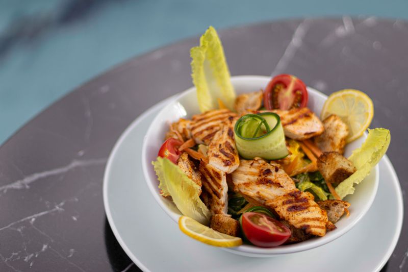 Grilled Chicken salad at Jet's pizza
